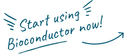 start using bioconductor now!