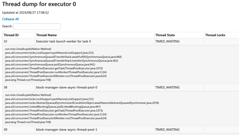 Thread Dump Thread Dump